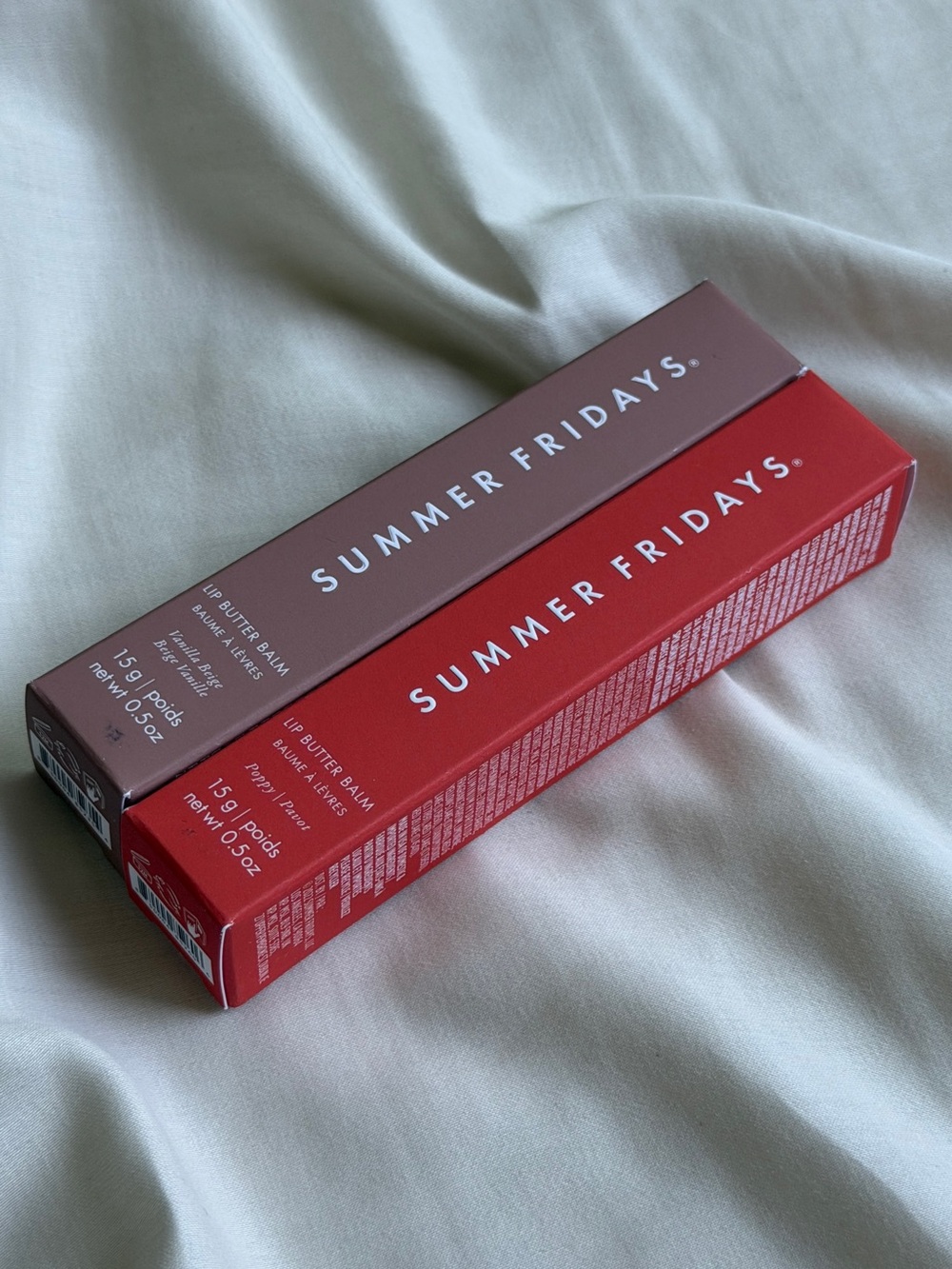 Summer Fridays Lip Butter Balm Vanilla Beige & Poppy